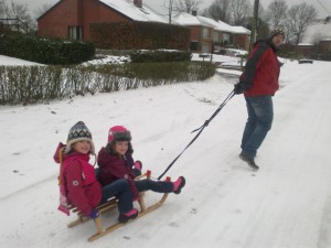 Paverick and the kids winter